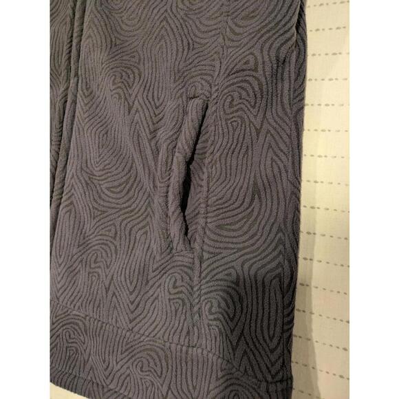 Straight Down Gray Fleece Vest Cozy Stylish Womens Medium 100% Polyester - Picture 5 of 8